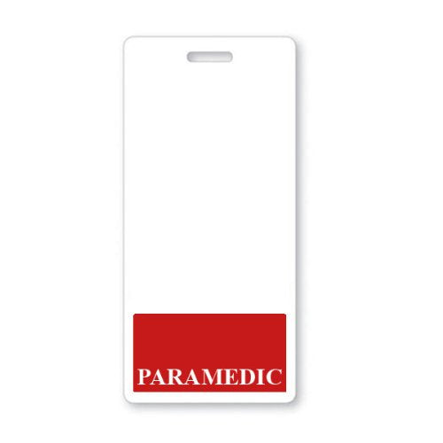 Heavy Duty Paramedic Badge Buddy - Waterproof ID Tag Backer