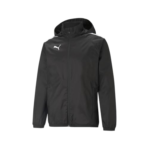 PUMA Men's All Weather Teamliga Jacket - Small Black