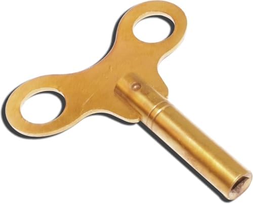 Key for Clock Winding Mechanical Clock Crank Winder Key Tool Brass Made (Key No. 7-4mm I.D.)