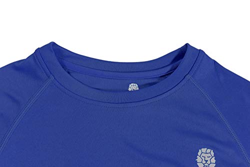 Youth Boys SPF 50+ Sun Protection Rashguard Shirt - Small Royal Blue