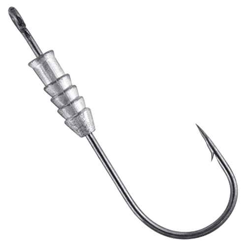 Dr.Fish 5/0 Weighted Swimbait Hooks 1/8oz - Bass & Saltwater Fishing Jig