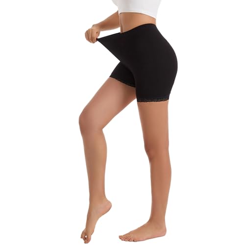 Anti-Chafing Slip Shorts for Women - X-Large Black