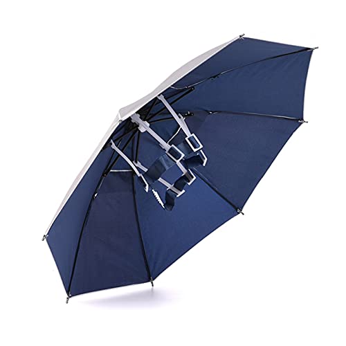 25-Inch Umbrella Hat for Fishing, Golf, Gardening & Outdoor Use