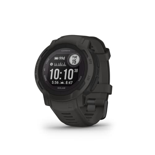 Garmin Instinct 2 Solar GPS Outdoor Watch - Graphite (Renewed)