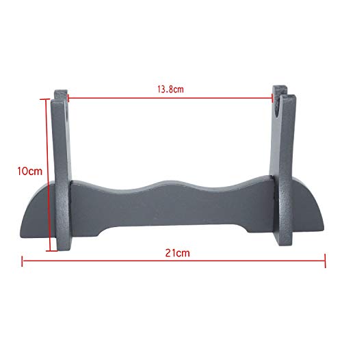 Wooden Samurai Sword Stand Display for Katana & Wakizashi