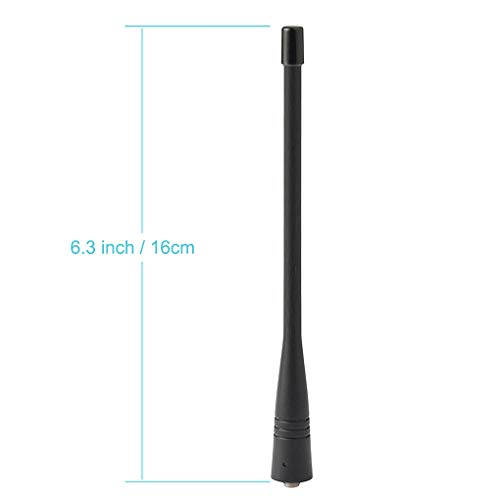 2-Pack SMA Female Antenna for UHF 400-470MHz Walkie Talkies