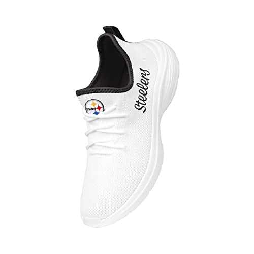 NFL Team Logo Women's Athletic Shoes - White Sneakers