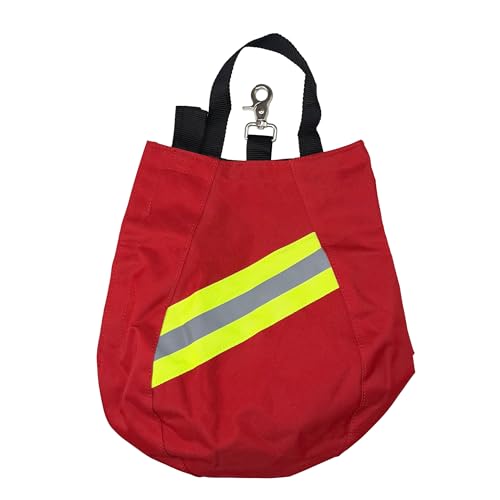 LINE2design Firefighter SCBA Air Pak Respirator Firefighter Mask Face Piece Bag for First Responder - Red