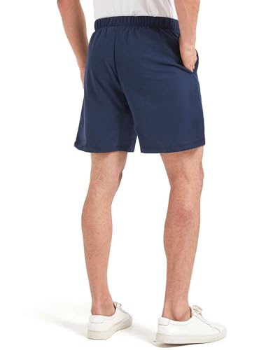 Liloak Men's Cotton Shorts Multipack 5 Pack, 7-Inch Inseam, Lounge & Athletic