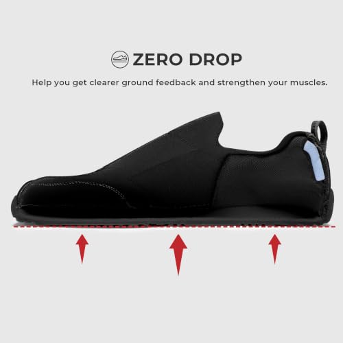 Mens Barefoot Shoes with Anatomical Toe Box - 10.5 Black