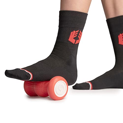 ROLL Recovery R3 Orthopedic Foot Massage Roller - Rose Red, Plantar Fascia Relief