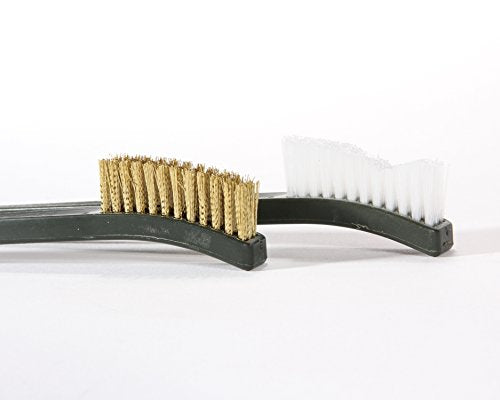 6-Piece Firearm Cleaning Pick and Brush Set - Brass and Nylon