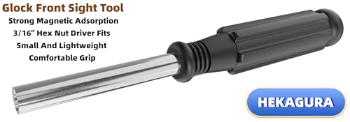 Glock Tool Kit - Front Sight Removal & Magazine Disassembly Tools - Black Gen2