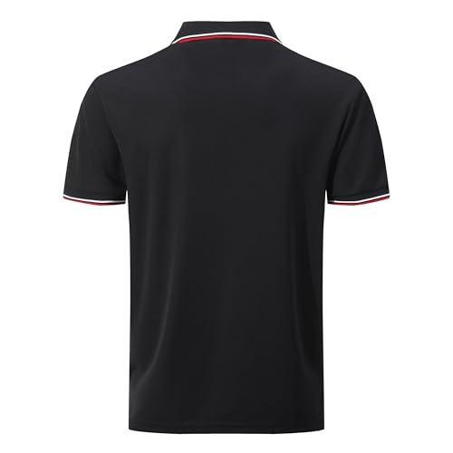 Men's Breathable Quick-Dry Polo Shirt for Golf - Short Sleeve