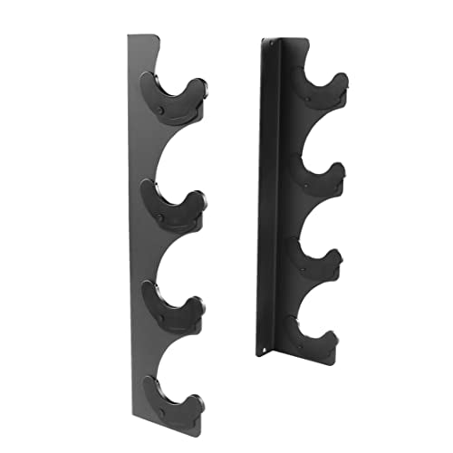 Lovind Horizontal 4-Bar Wall Mount Barbell Rack for Home & Gym Storage