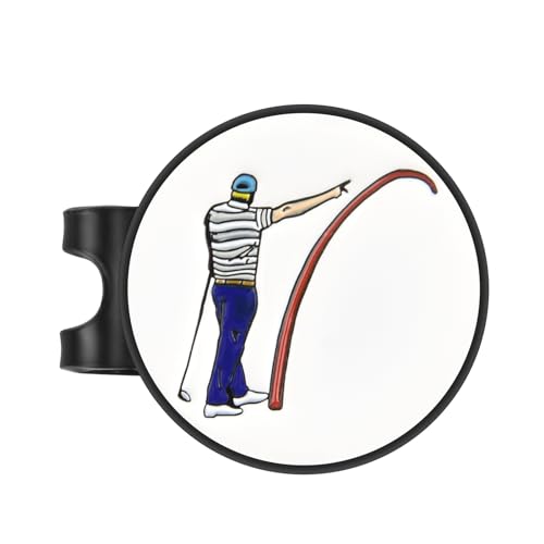 Golf Ball Marker with Magnetic Hat Clip - Funny Design, 25 MM - FEI