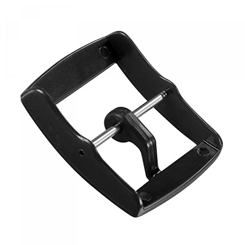 20mm Watch Strap Plastic Buckle Clasp - Black, 2 Pcs