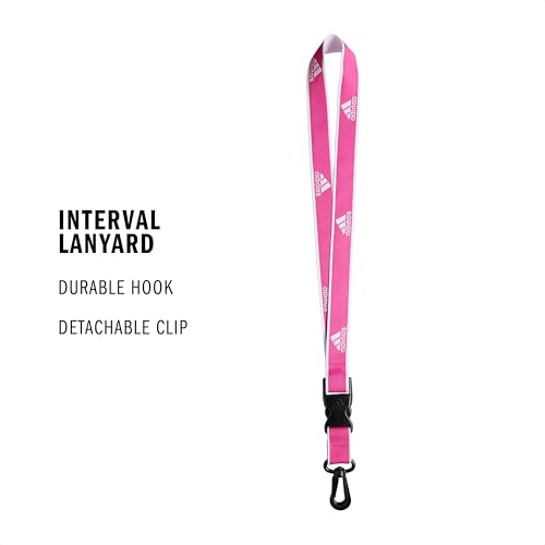 Interval Lanyard - One Size, Team Shock Pink/White