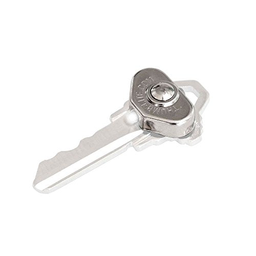 Small LED Thumb Light Stick-On Flashlight for Tools and Keys - Silver, 1 Pack