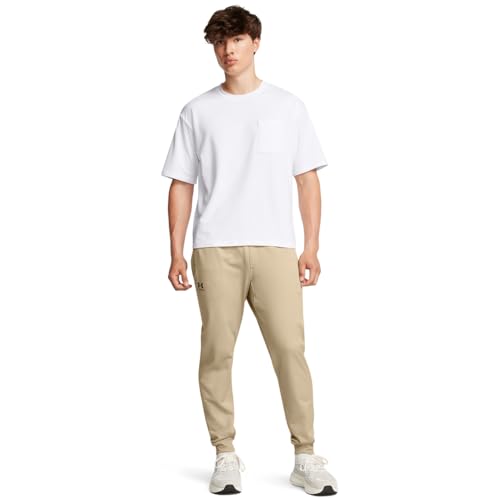 Under Armour Men's City Khaki Sportstyle Tricot Joggers - Black, XXL