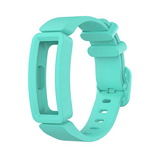 Fitbit Ace 2 Replacement Band - Soft Silicone Wristband, Teal