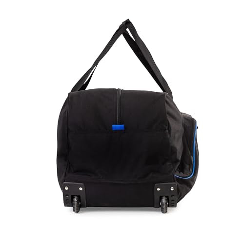 Large Rolling Duffel Bag - 34-Inch Hockey Gear Bag with Wheels