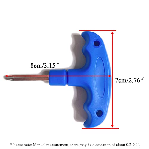 T20 Golf Club Wrench - Stainless Steel Adjustable Tool - Blue