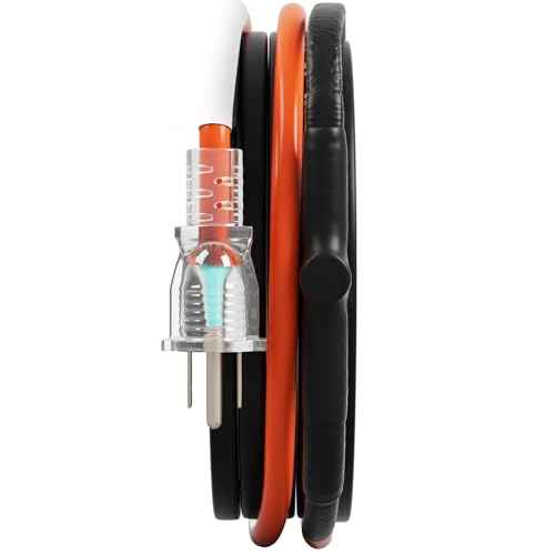 VEVOR Self-Regulating Pipe Heating Cable, 15FT 5W/FT Heat Tape for Pipes Freeze Protection, Water Pipe Heat Cable with Built-in Thermostat Protects PVC Hose, Metal and Plastic Pipe from Freezing