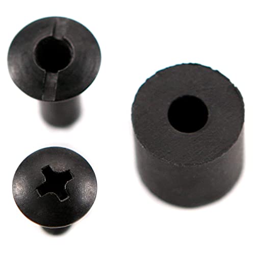 [12 Pack] HolsterSmith SPTHRA-500-PH-BK-12 Black 0.500 in Holster Retention Assemblies for KYDEX 1-Piece Foldover & Taco-Style Holsters