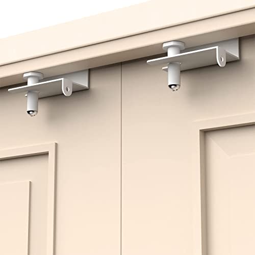 Child Proof Door Top Lock - BILLROAD Top Door Lock for Kids Safety Made of Sturdy Metal | Adjustable Lock Child Safety Top Lock for 0.8-2 inch Thick Interior Doors 2 Pack