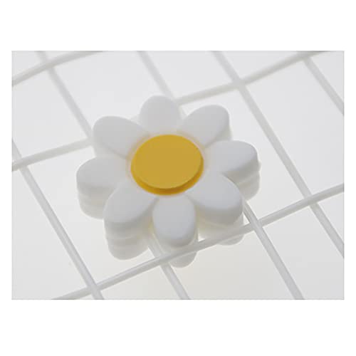 Tennis Racket Vibration Dampeners - 6 Pcs Colorful Flower Pattern