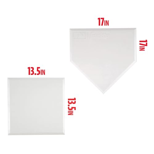 Throw Down Baseball Base Set - Rubber Bases for Backyard Play - White