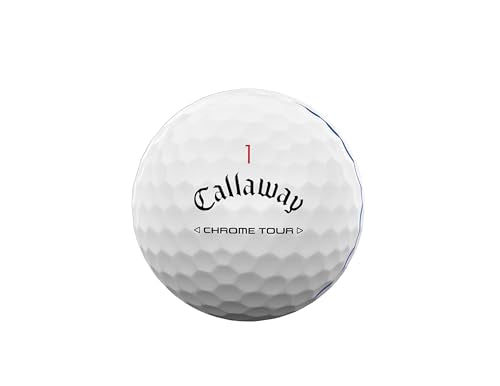Chrome Tour Golf Balls - Triple Track (White) - One Dozen