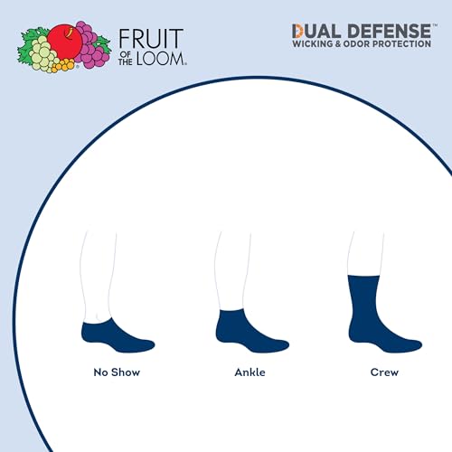 Boys' Dual Defense Ankle Socks - 10 Pack - White - Small