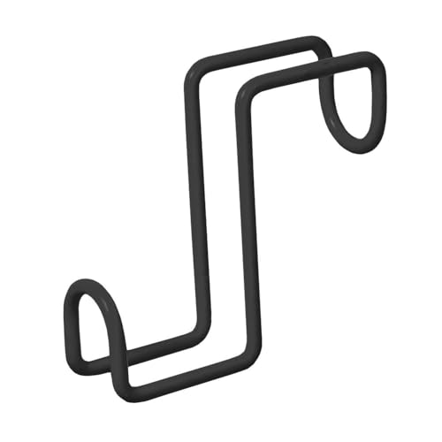 4" Heavy Gauge Steel Tack Hook - Portable Utility Hook - Black