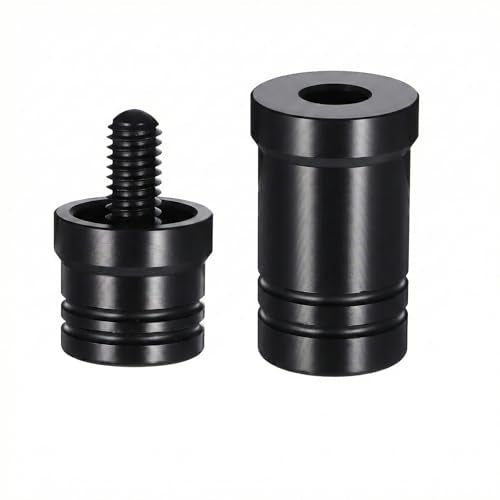 Billiard Cue Joint Protectors - 5/16 x 18 Thread, Black (Set of 2)
