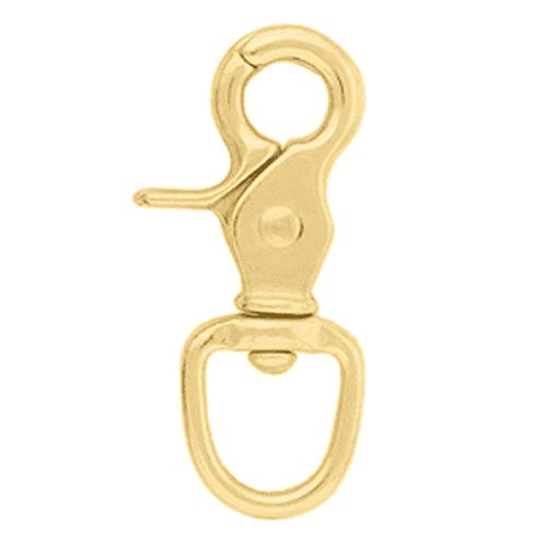 Round Scissor Snap - Nickel Plated, 5/8" Width