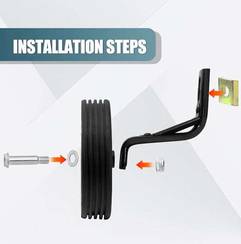 Litoexpe Black 16" Kids Bike Training Wheel