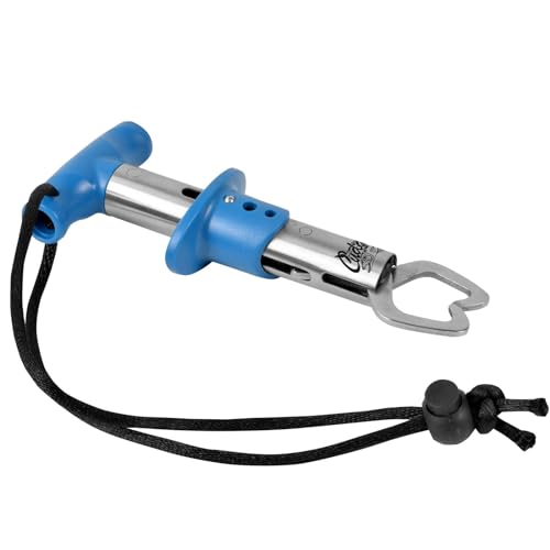 6" Fish Lip Gripper - Durable Stainless Steel Tool for Freshwater Fishing - One Size