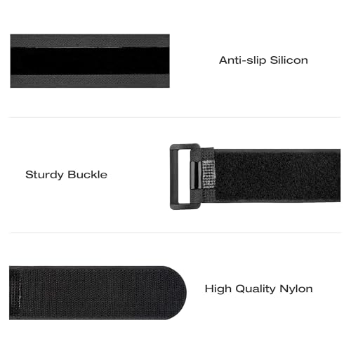 Adjustable Bike Wheel Stabilizer Straps - 2 PCS Hook and Loop Rack Mount
