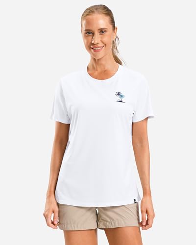 Women's UPF 50+ UV Sun Protection Short Sleeve Fishing Shirt - Lightweight & Quick Dry