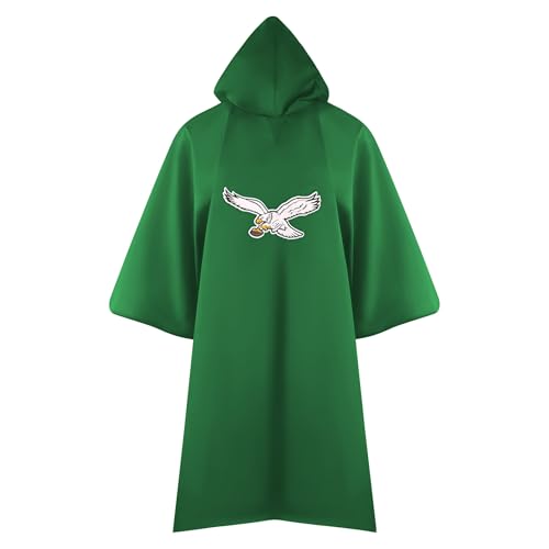 NFL Waterproof Rain Poncho - Philadelphia Eagles Team Color