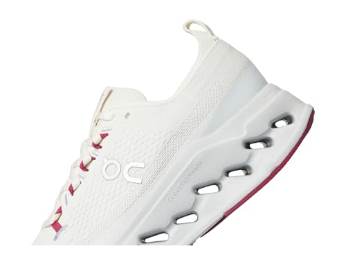Max Cushioned Womens Cloudsurfer Road Running Shoes - 7.5 Ivory/Arctic