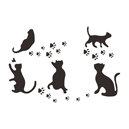 Wall Sticker and Decal , Black Cats