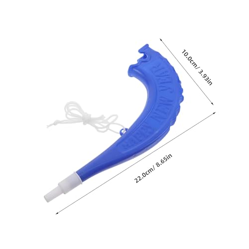 Portable Plastic Stadium Horn Noisemakers - 6 Pack, 8.66 Inch