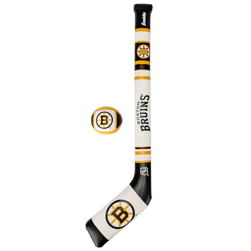 Boston Bruins Mini Soft Hockey Stick Set - Foam Stick & Ball