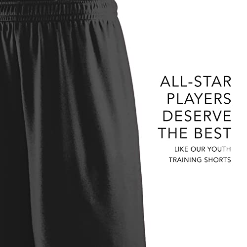 Youth Training Shorts - 9-Inch Inseam, Athletic Gym Wear, Medium