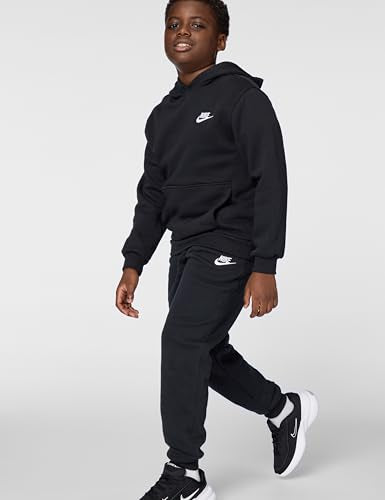 Kids' Fleece Joggers - Large - Black/White