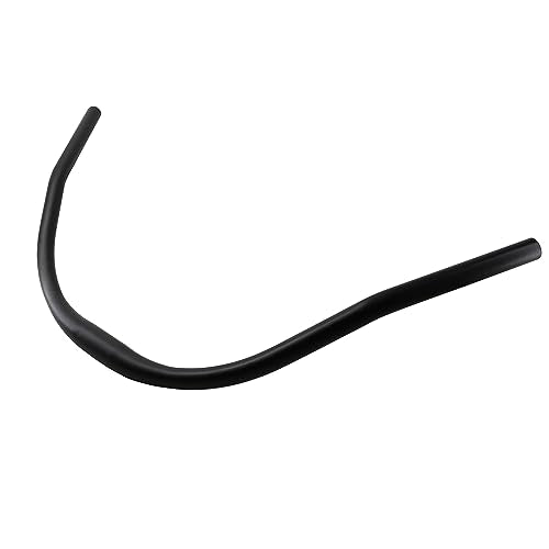 WEERAS 660mm Black Vintage Beach Bike Handlebars 31.8mm Clamp, 22.2mm End