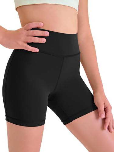 Haloumoning Girls Athletic Shorts Kids Workout Volleyball Yoga Dance